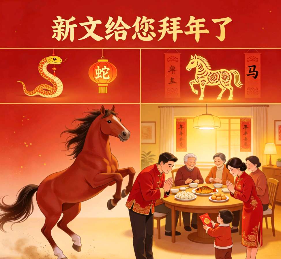 都市头条春节大联欢【荣耀中国】作品推荐自由体《新文给您拜年了》文/高新文（吉林）（图5）