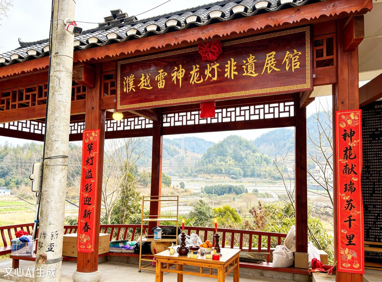 龙腾盛世，非遗新篇——乌当区新堡布依族乡濮越雷神龙灯非遗展馆挂牌仪式暨传承工作总结会昨日举行（图17）