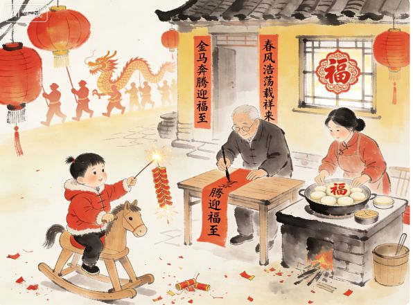 七绝《感赋午马过大年》 作者/杨成富（图3）