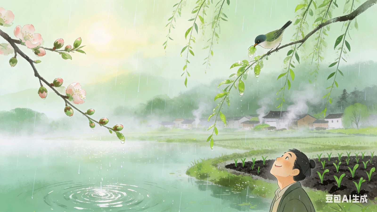 【茌山诗苑】山东岳传清‖喜降春雨（图3）