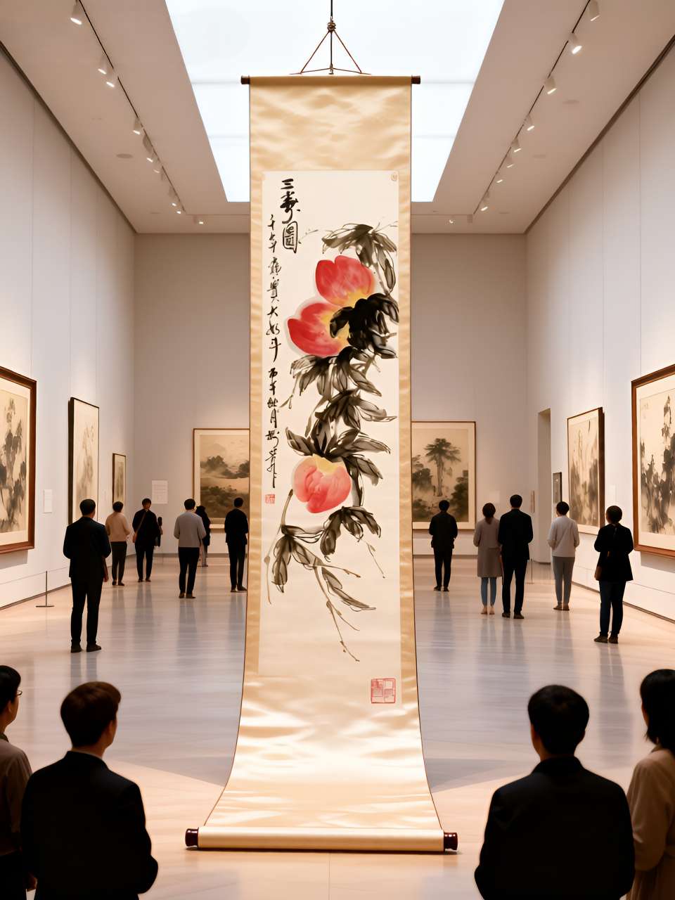 “问梅消息——于希宁先生中国画作品展”在济南开幕(图37)