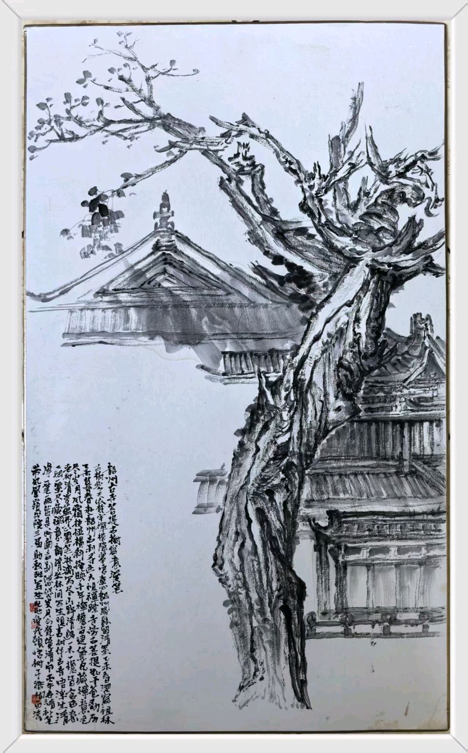 工写融心韵 烟雨造乾坤——著名画家张世靖绘画作品赏析（图5）