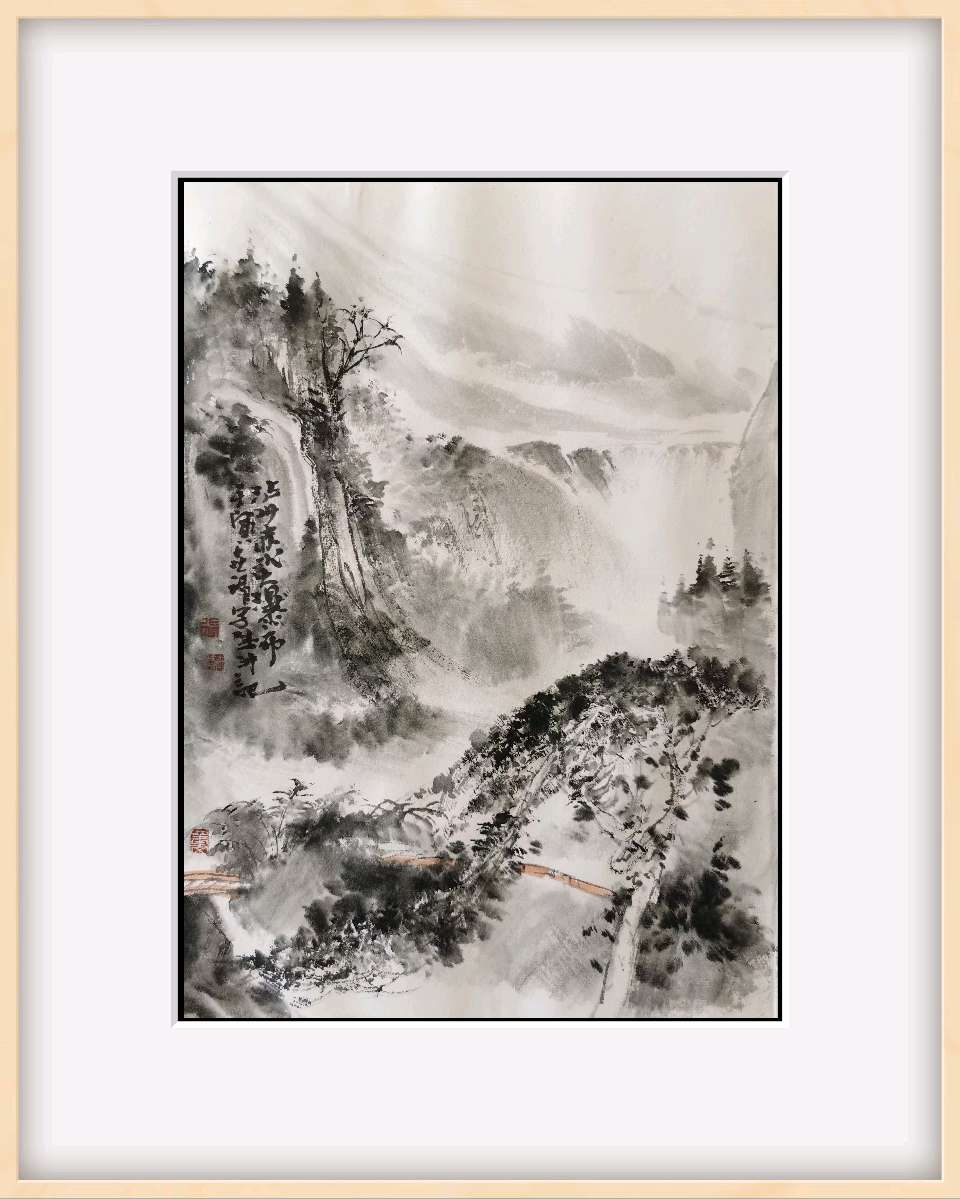 工写融心韵 烟雨造乾坤——著名画家张世靖绘画作品赏析（图21）