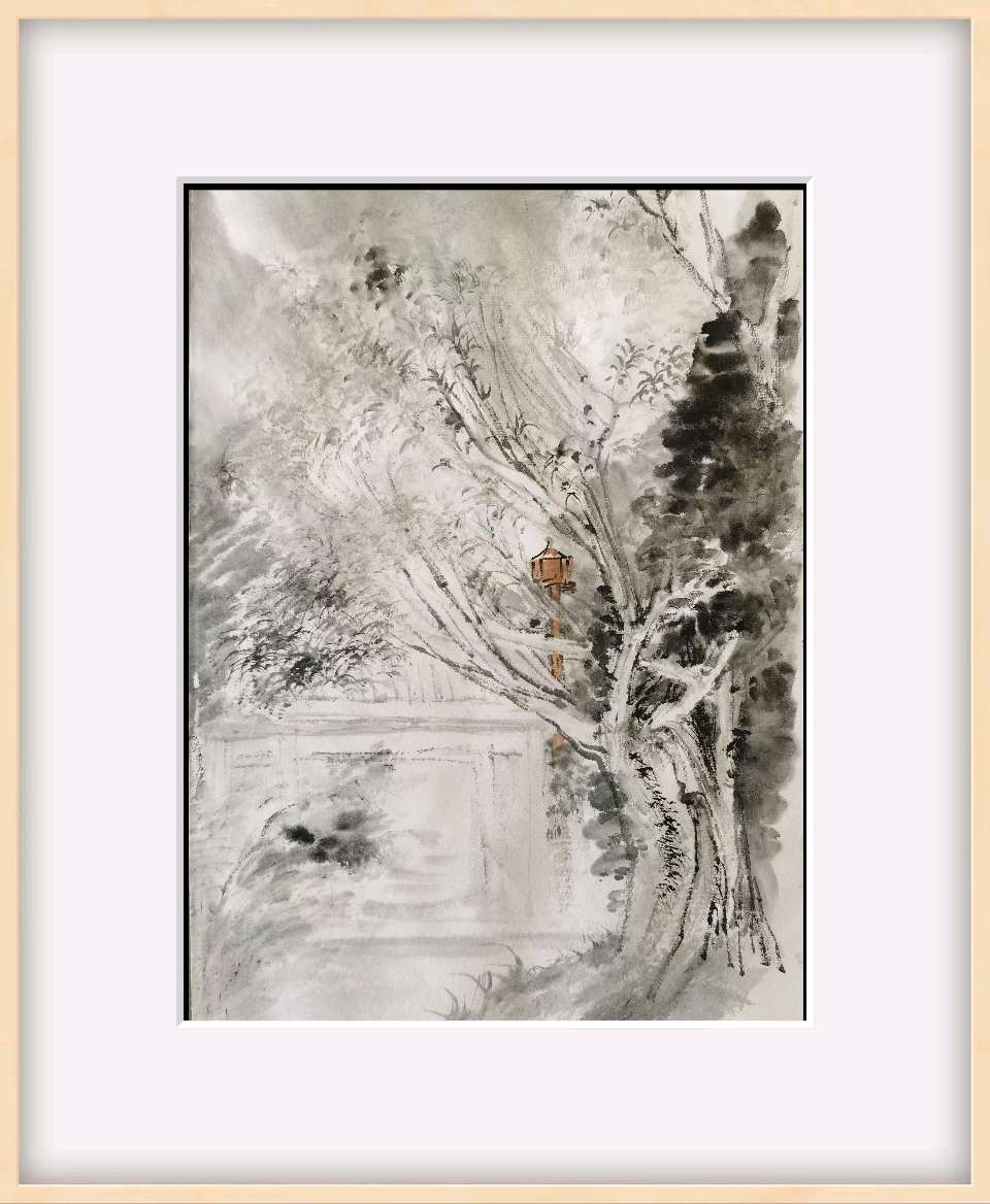 工写融心韵 烟雨造乾坤——著名画家张世靖绘画作品赏析（图19）