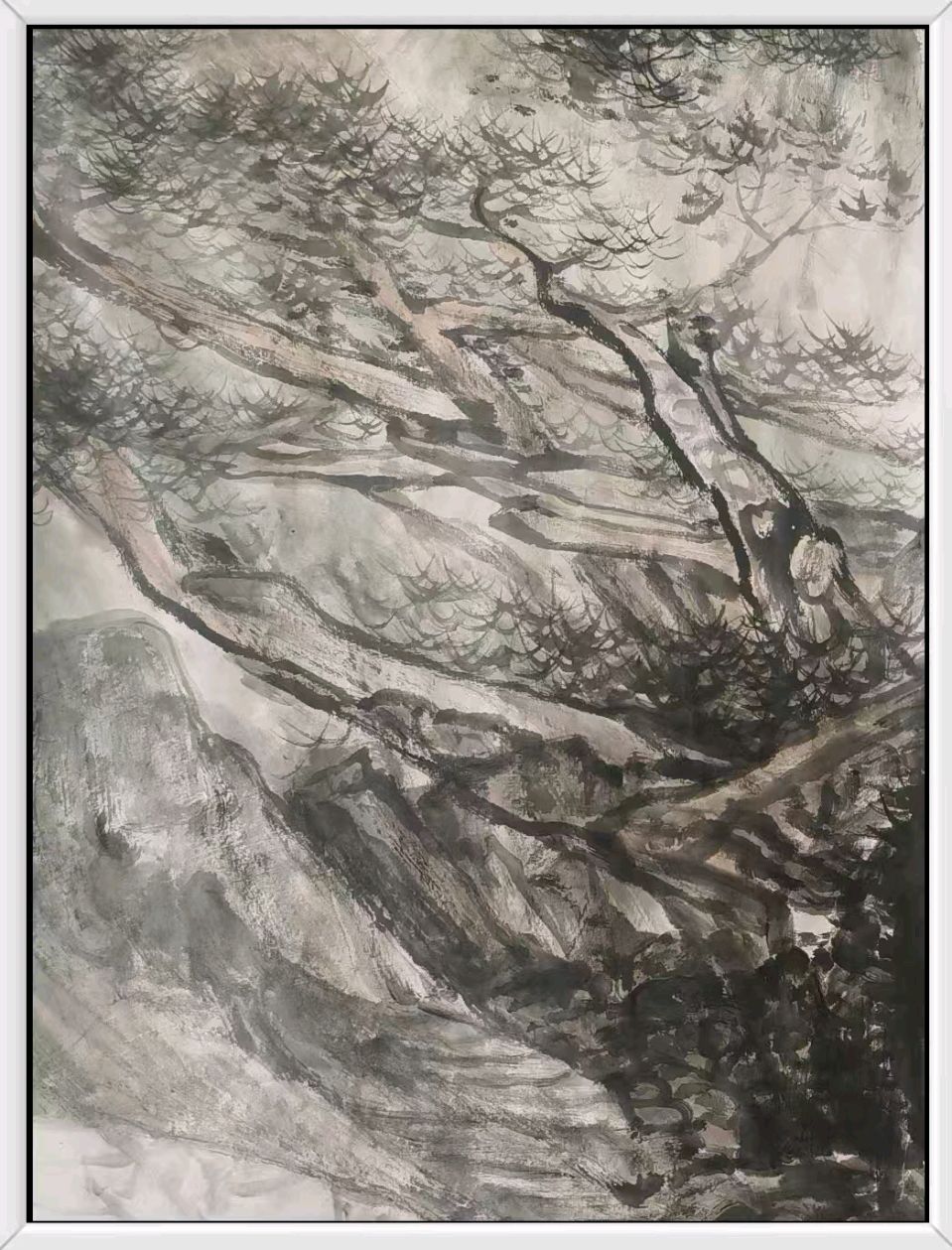 工写融心韵 烟雨造乾坤——著名画家张世靖绘画作品赏析（图27）