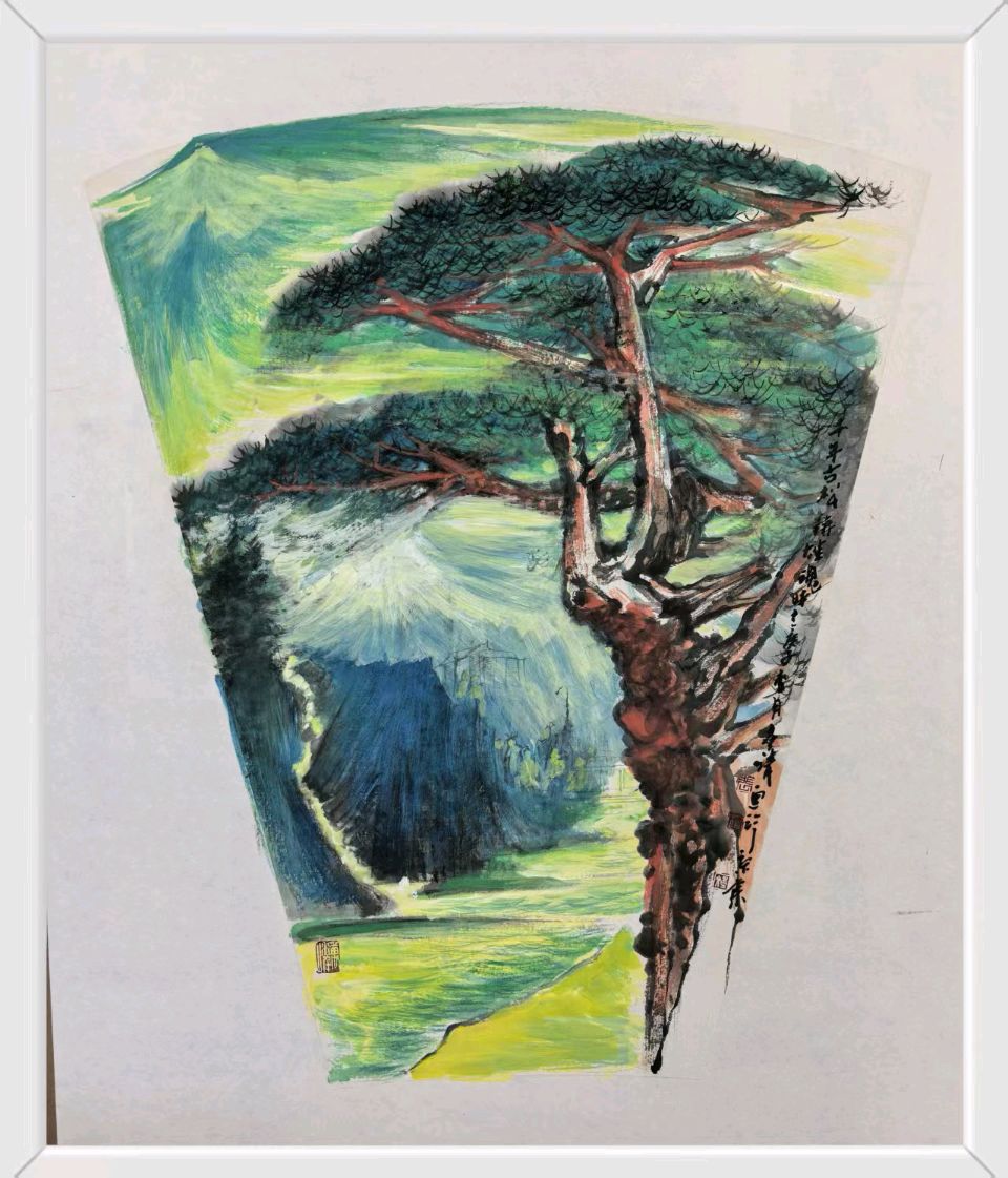 工写融心韵 烟雨造乾坤——著名画家张世靖绘画作品赏析（图43）