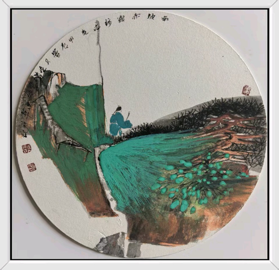 工写融心韵 烟雨造乾坤——著名画家张世靖绘画作品赏析（图44）