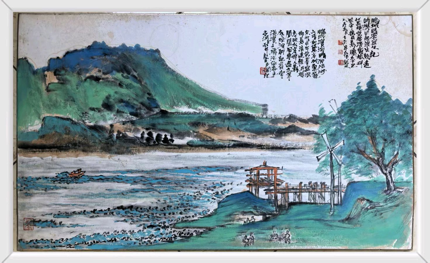 工写融心韵 烟雨造乾坤——著名画家张世靖绘画作品赏析（图72）