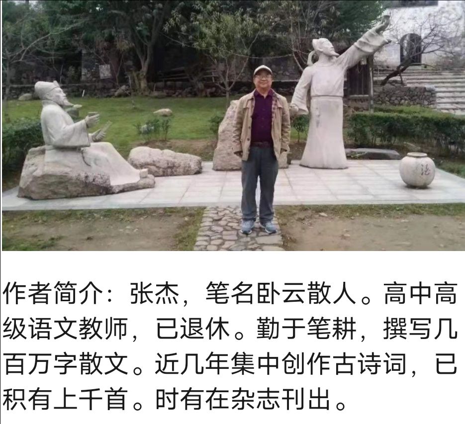 《张杰诗词欣赏》主编/胡琴