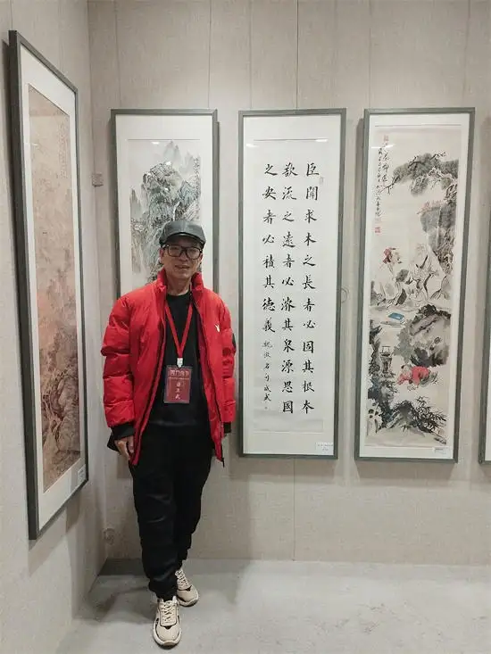 书法家梁卫武老师亮相——2025年荣宝斋全国书画展(图13)