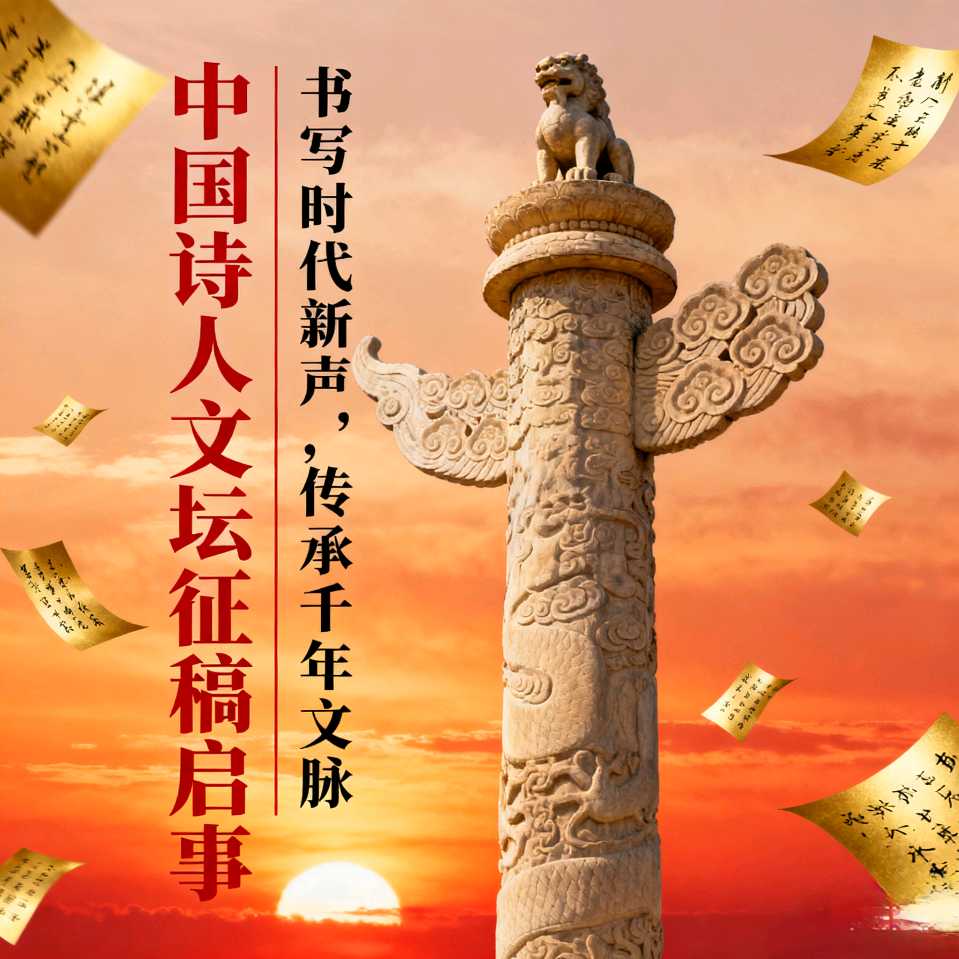 【特大消息】“诗咏中华·薪火相传”中国诗人文坛征稿通知（图2）