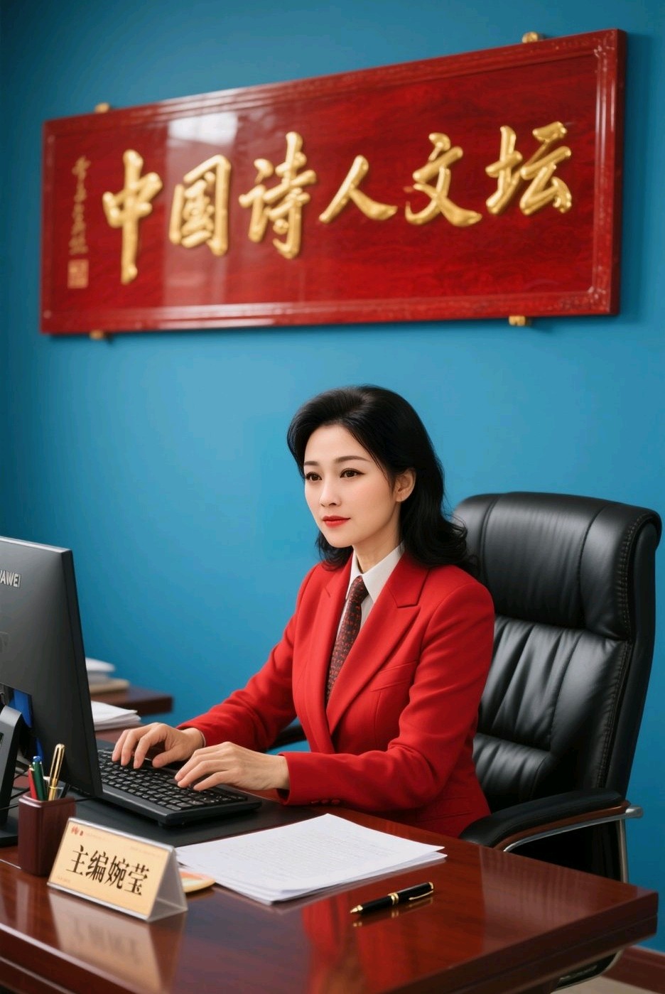 【中国诗人】文坛*双木揽胜立高台作者/吕绍秋（安徽旌德）