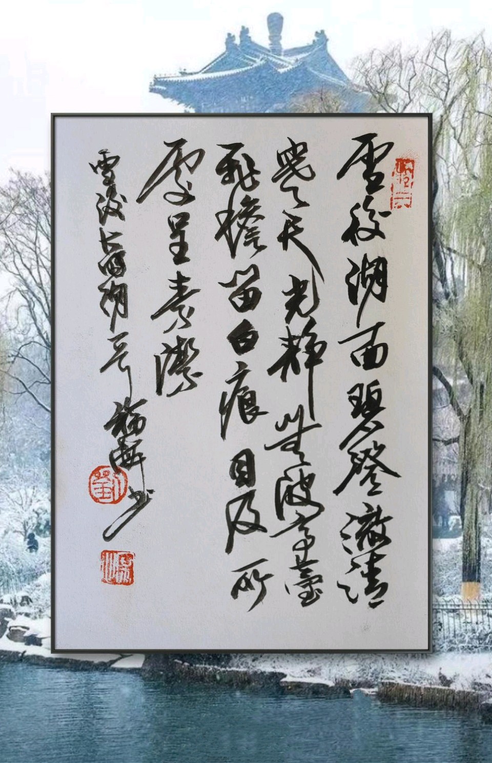 雪后大明湖❄
