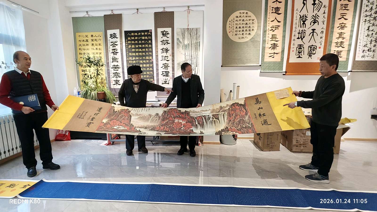 中国著名书画家郑佩服荣宝苑书画艺术馆开门红【2026第63期】（图21）