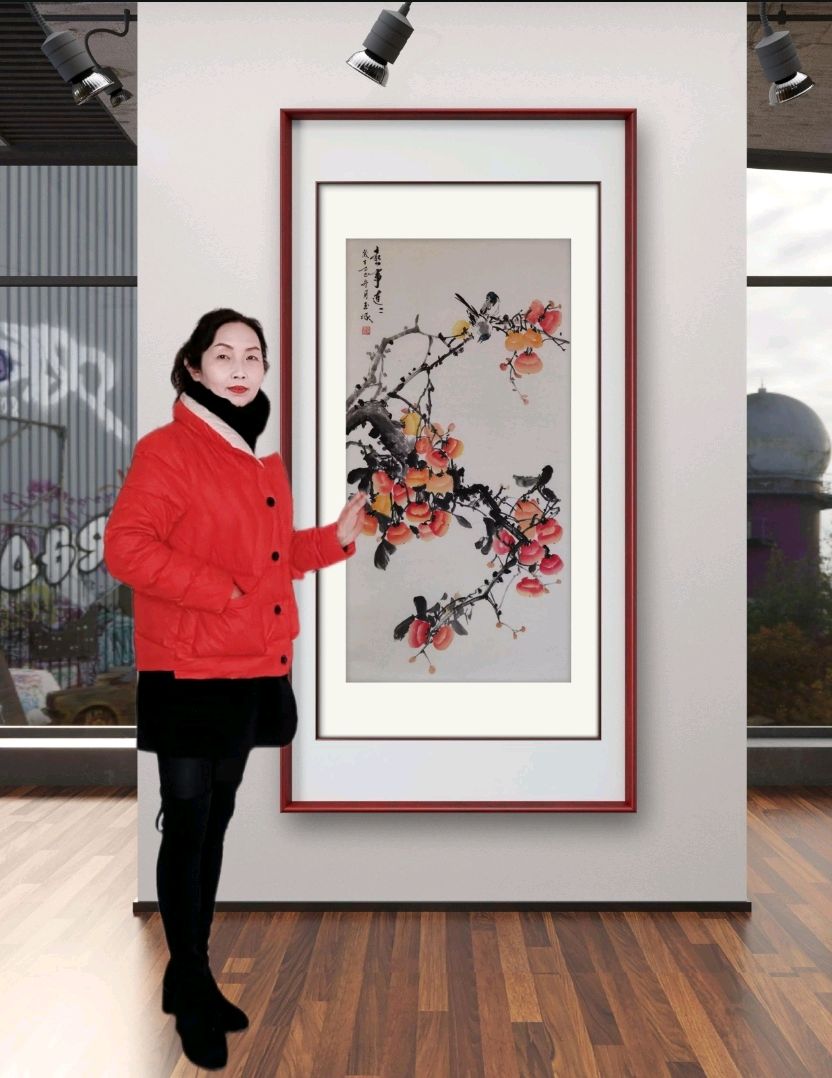 “以笔墨为语，与花鸟私吟”——张玉娥迎新春小品展