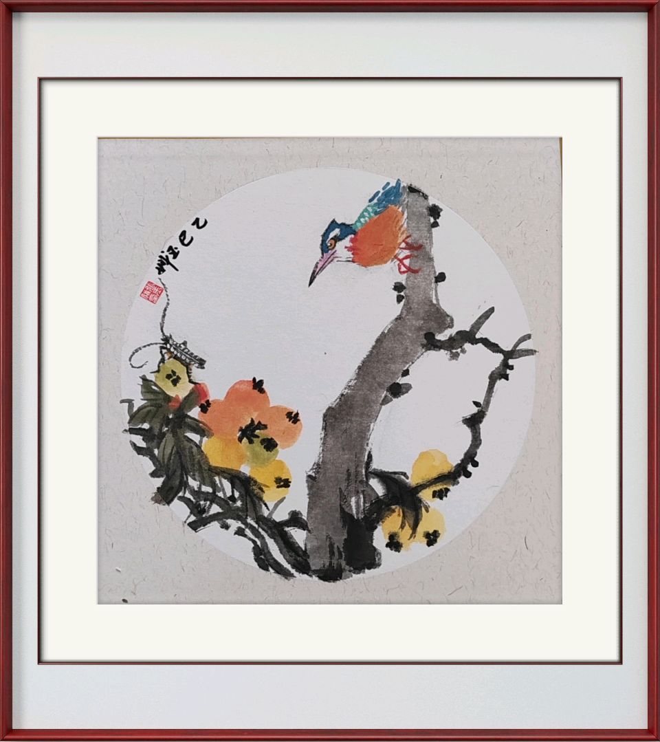 “以笔墨为语，与花鸟私吟”——张玉娥迎新春小品展（图5）