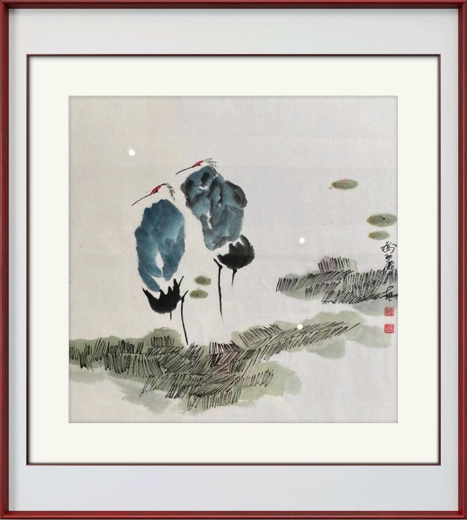 “以笔墨为语，与花鸟私吟”——王乔丽迎新春小品展（图9）