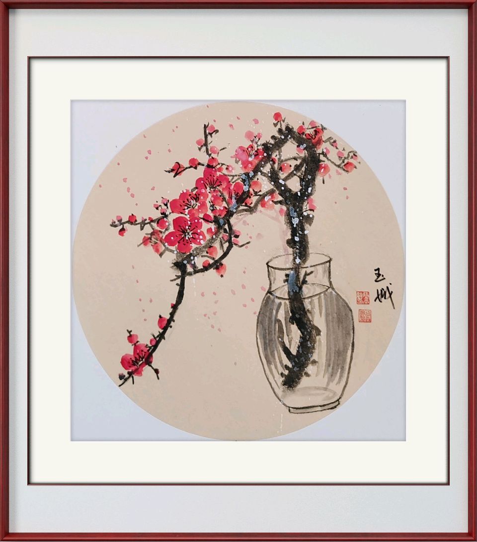 “以笔墨为语，与花鸟私吟”——张玉娥迎新春小品展（图7）