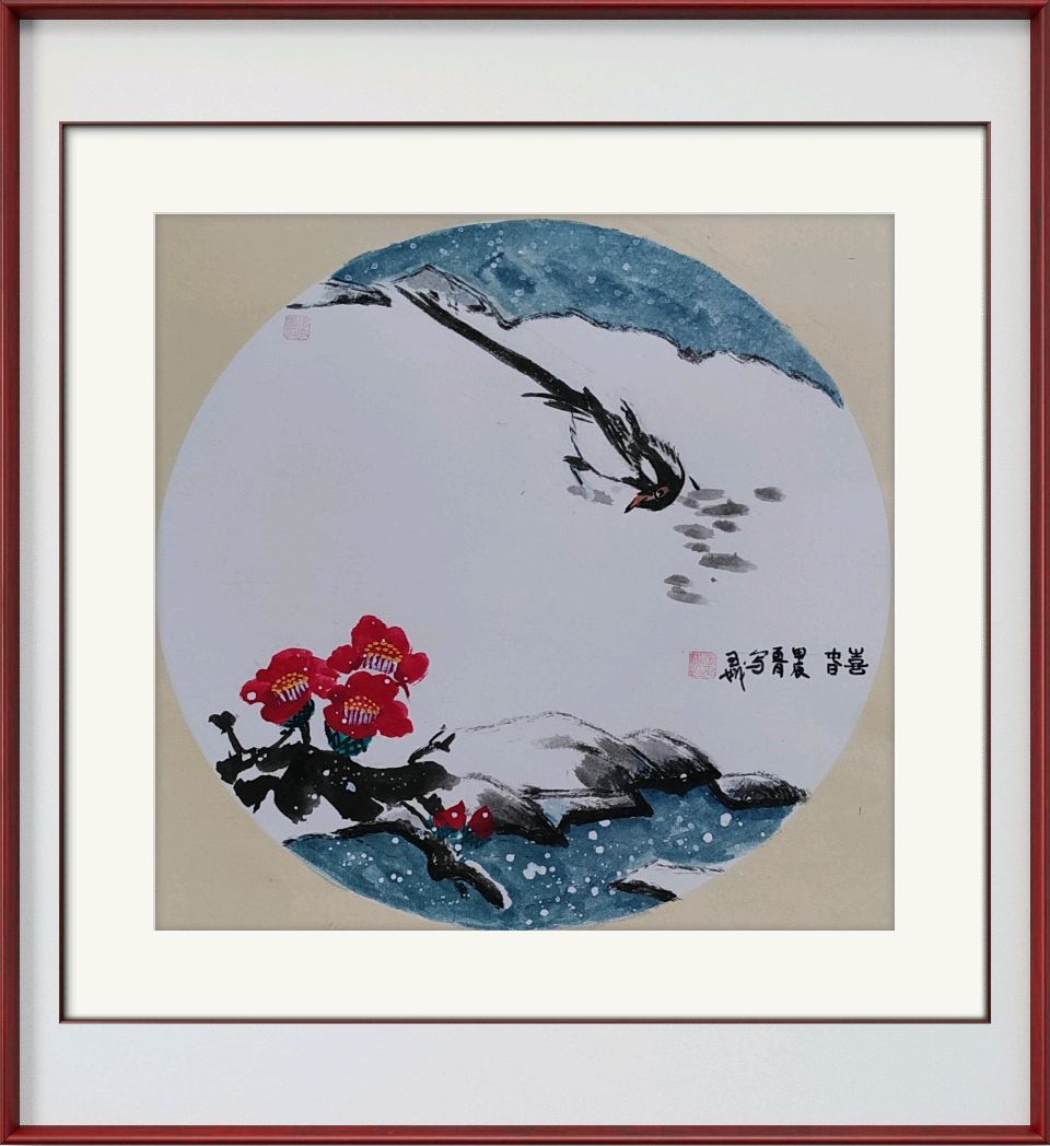 “以笔墨为语，与花鸟私吟”——张玉娥迎新春小品展（图9）