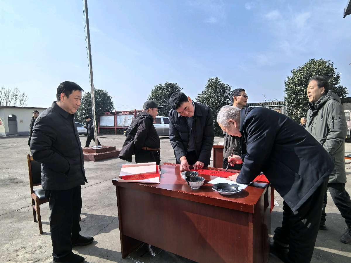 宝丰县张八桥镇：百花迎新乐中原 翰墨送福张八桥（图2）