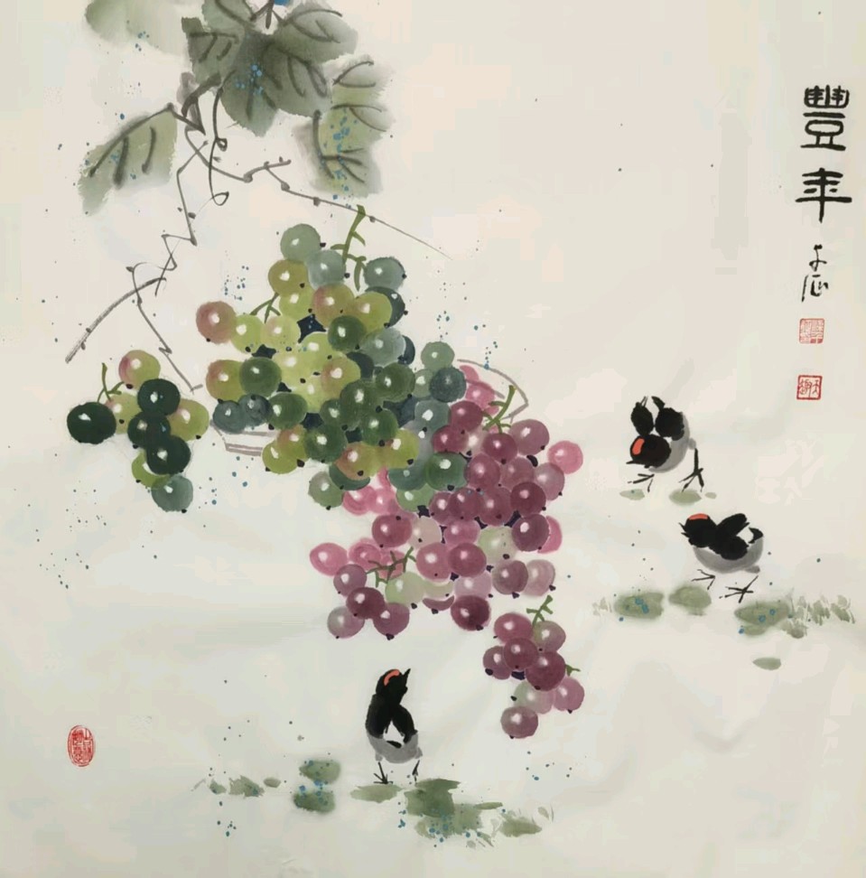 国画《金秋时节》 | 梁千征（图5）