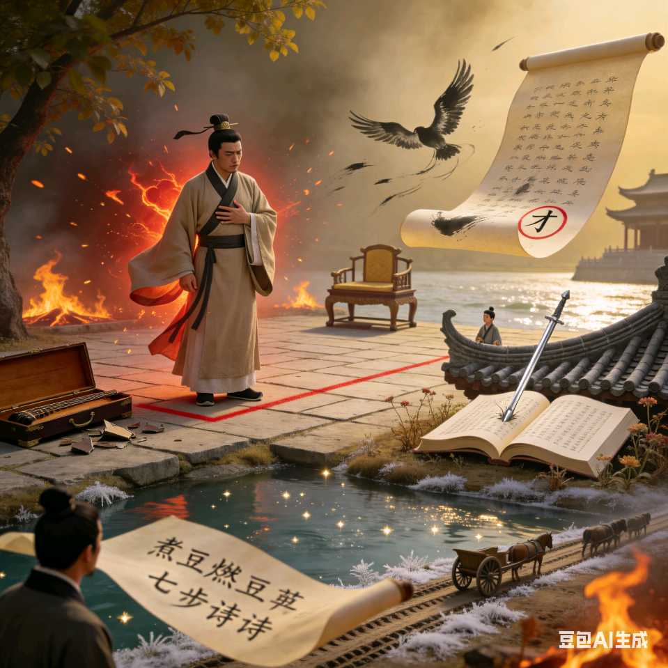 【荣耀中国】文学社* 曹植与七步诗 作者：李亚平（图3）