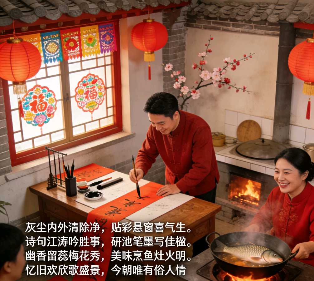 [荣耀中国]文学社*推荐参加[都市头条]'第一届春节大联欢'原创——参赛作品展播 《七律·忆旧俗》文/云晓华（图5）