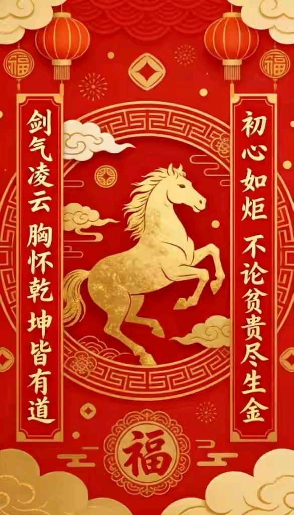 【故道文化·古风·8184】刘昭元《龙马精神梦必追》（图2）