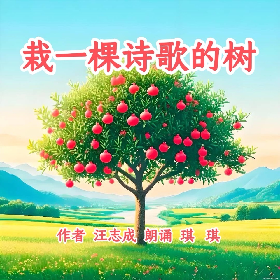海外头条：汪志成《栽一棵诗歌的树》朗诵：琪琪（图5）