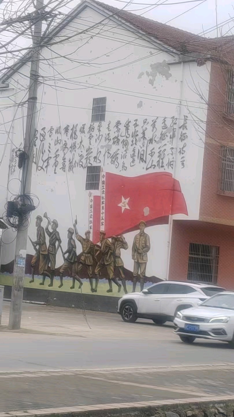 诵云中鹤/文金色中国《站在武穴将军村蓝杰红色土地上》（图10）