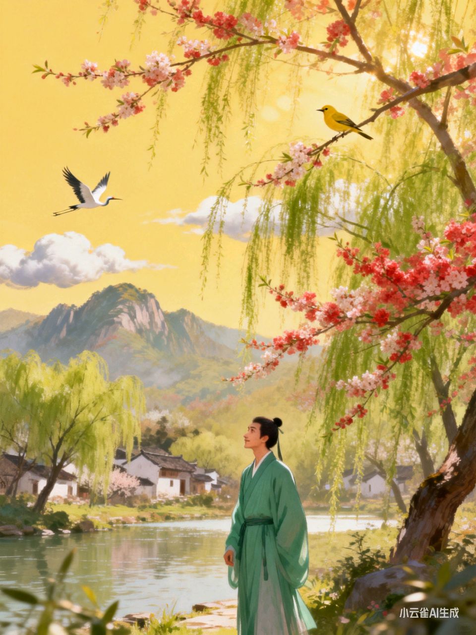 【荣耀中国】文学社*水调歌头•踏春（依毛滂体）文/野菊花（图5）
