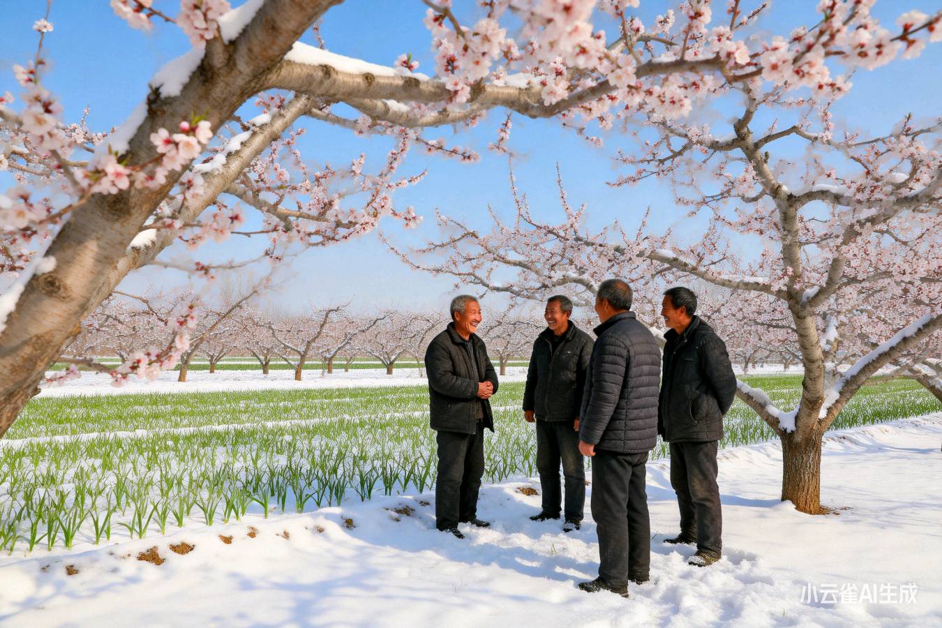 【荣耀中国】文学社*辘轳体•春雪含情渗入田（新韵）文/郑占荣（图2）