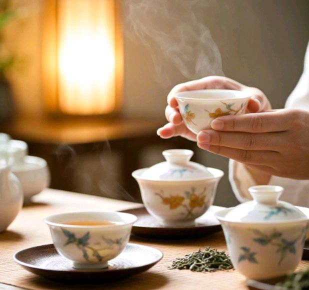 七绝～闲来品茶文/卫水居士（图4）