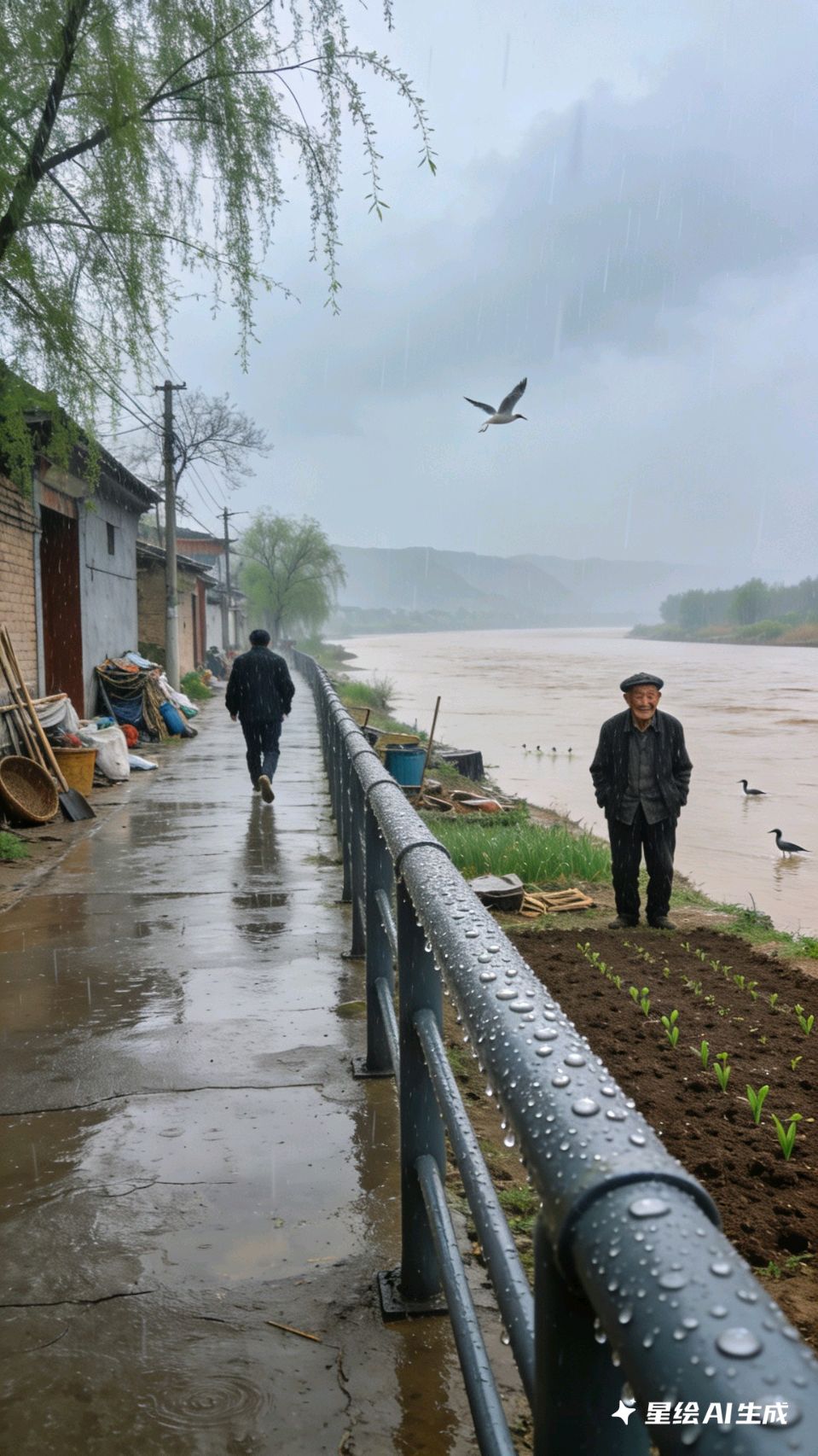 🇨🇳【中国诗人】第1249篇（名家风采）第一场春雨//文/韩龙（保安族）（图3）