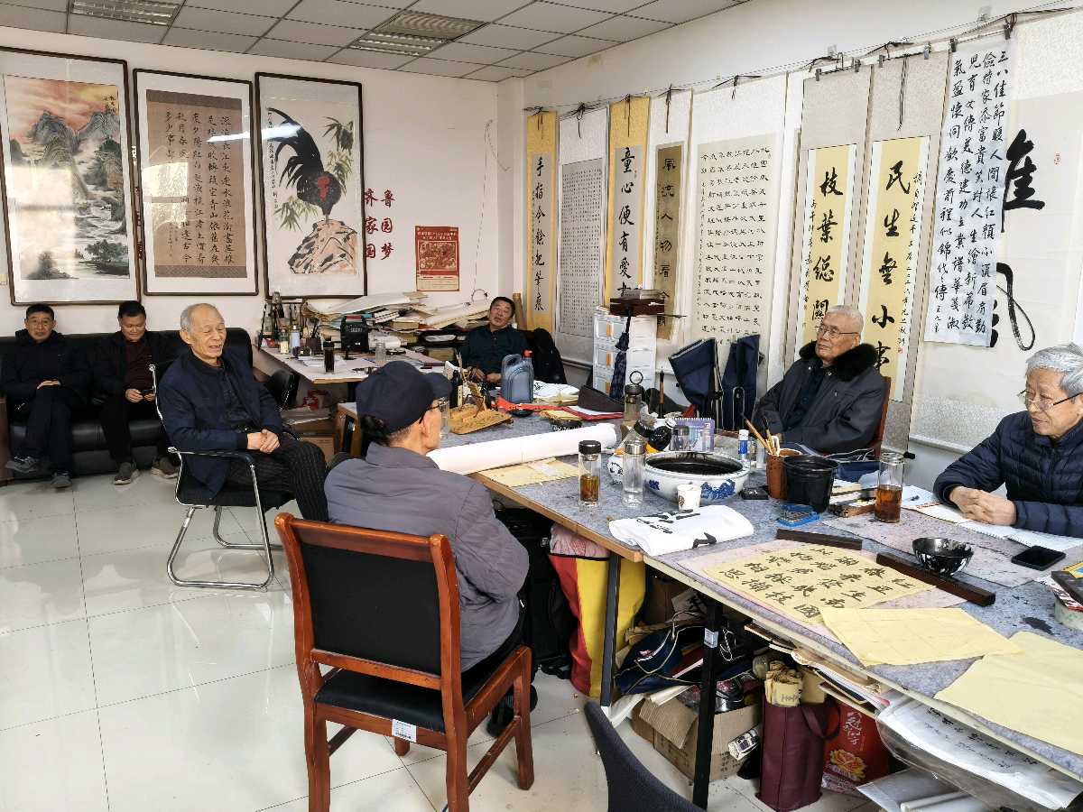 春润嘉祥墨韵浓 银发聚力启新程——嘉祥老年书协工作座谈会圆满召开