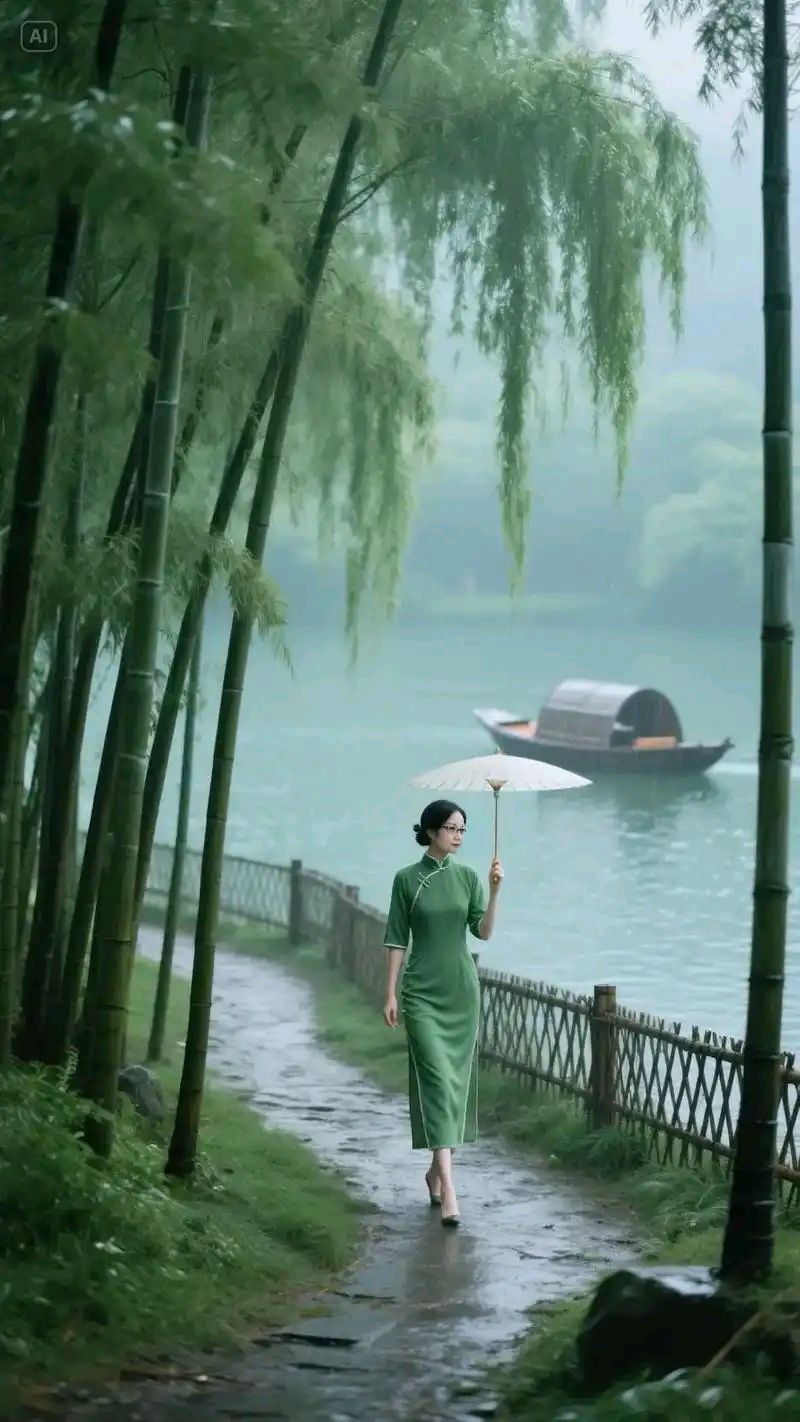 【新山东文学社】《江南烟雨，那一片情》作者/大浪淘沙 主播/苏宁（图4）