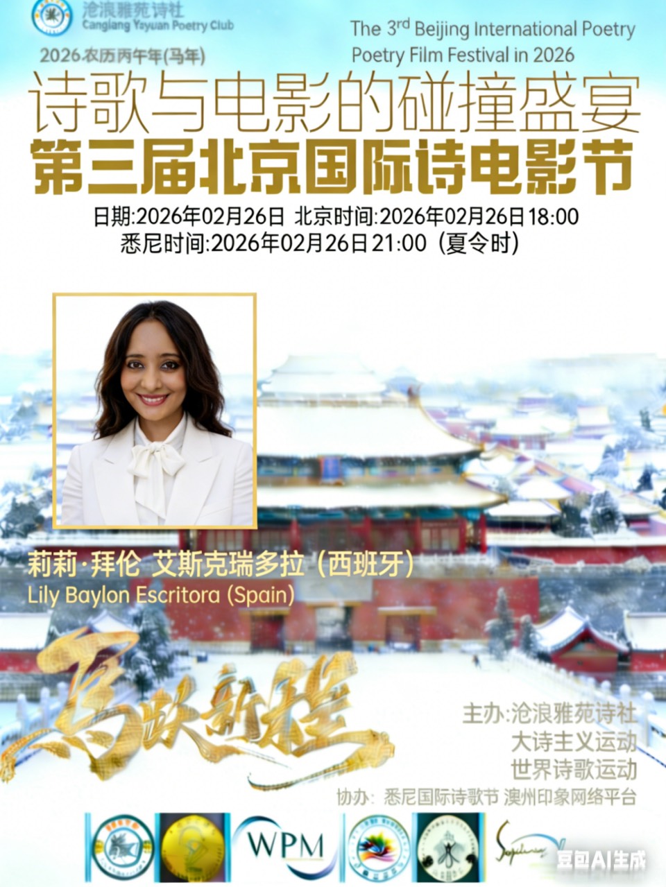 海外头条：24国诗人共同庆祝第三届北京国际诗电影节（图13）