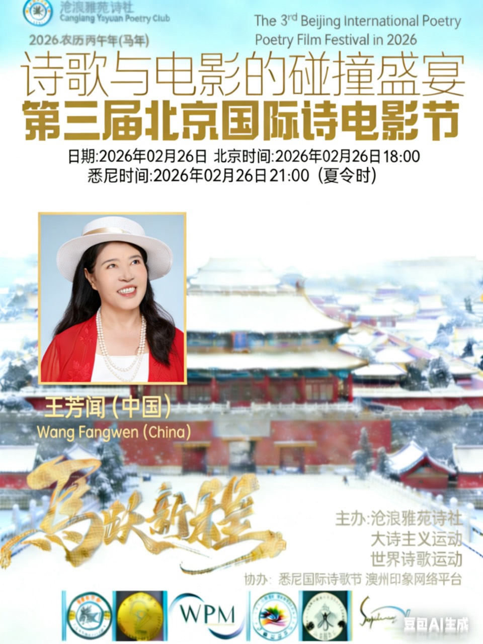 海外头条：24国诗人共同庆祝第三届北京国际诗电影节（图20）