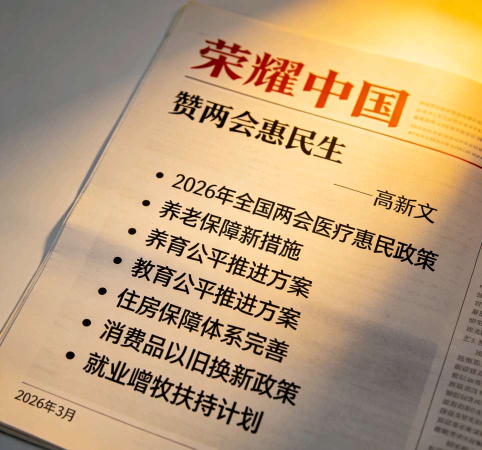 【荣耀中国】文学社*散文《赞两会惠民生》作者Ⅱ高新文（图3）