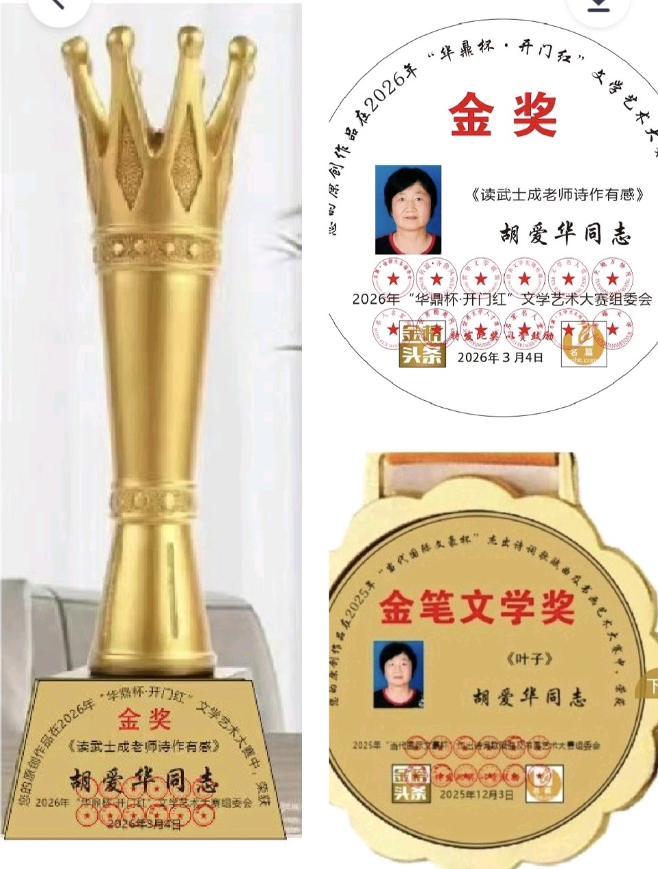 《中华好诗词》分享（山东）优秀诗人胡爱华女士《我自豪、踏春》两首请欣赏（图11）