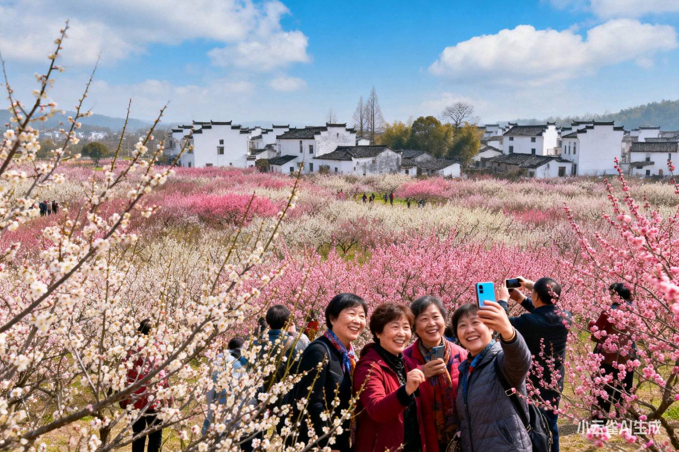 【荣耀中国】文学社*辘轳体•梅魂桃魄竞芬芳（新韵）文/郑占荣（河北）（图4）