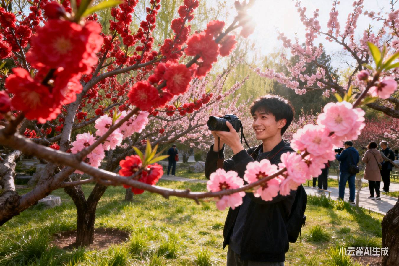 【荣耀中国】文学社*辘轳体•梅魂桃魄竞芬芳（新韵）文/郑占荣（河北）（图2）
