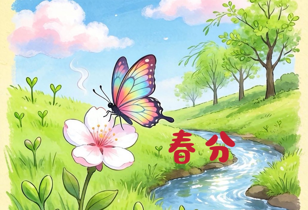 【春风燕语】鉴赏启昌先生《西江月．春分》