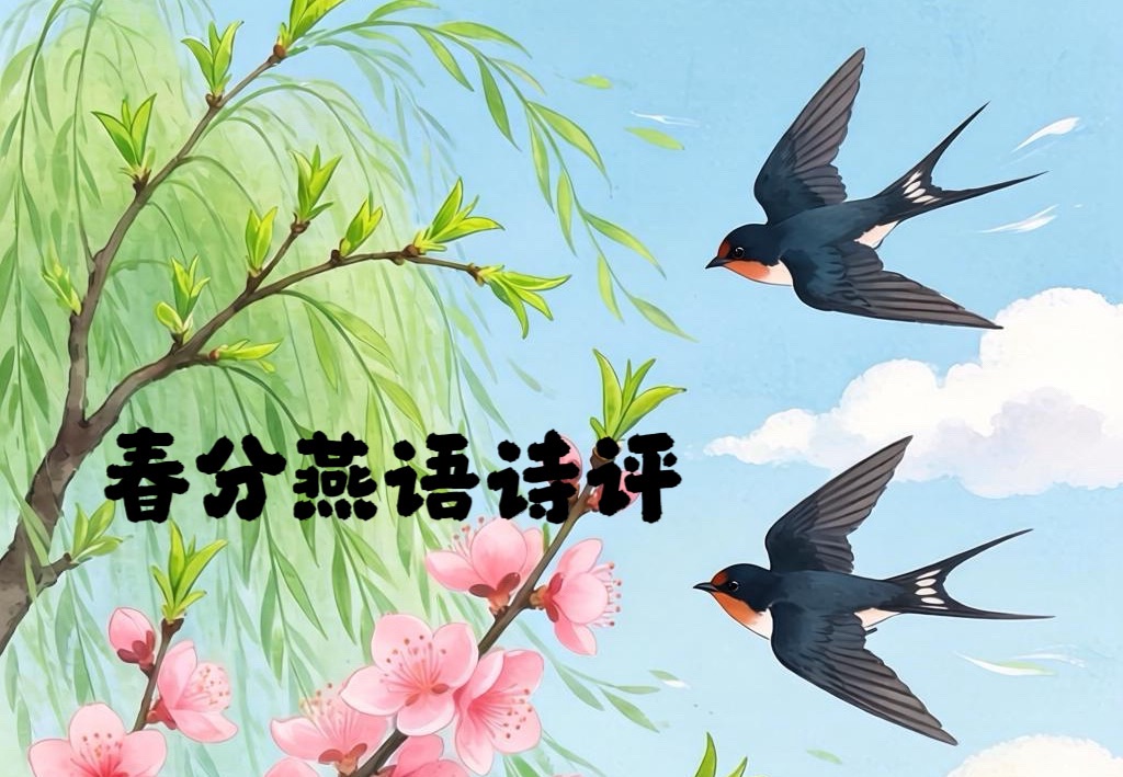 【春风燕语】鉴赏启昌先生《西江月．春分》（图4）