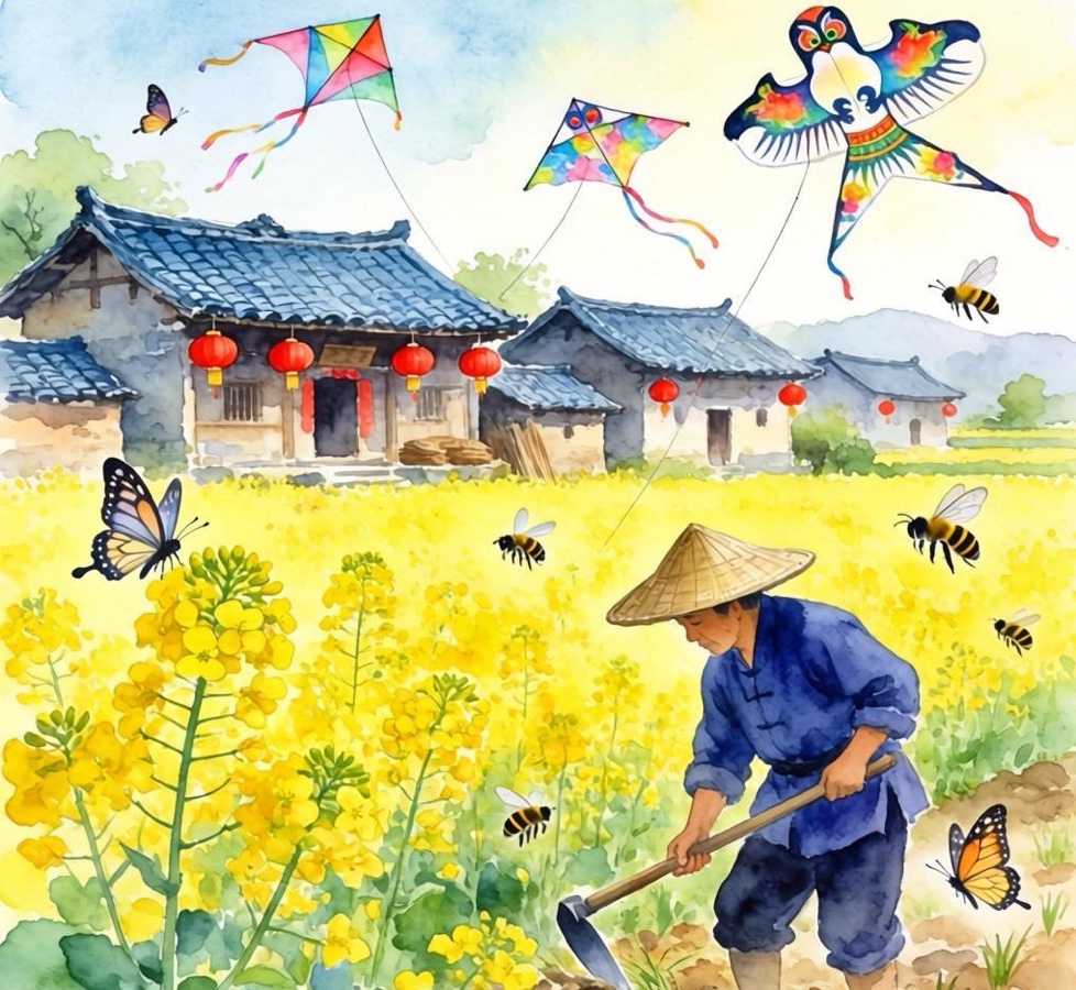 【春风燕语】鉴赏启昌先生《西江月．春分》（图5）