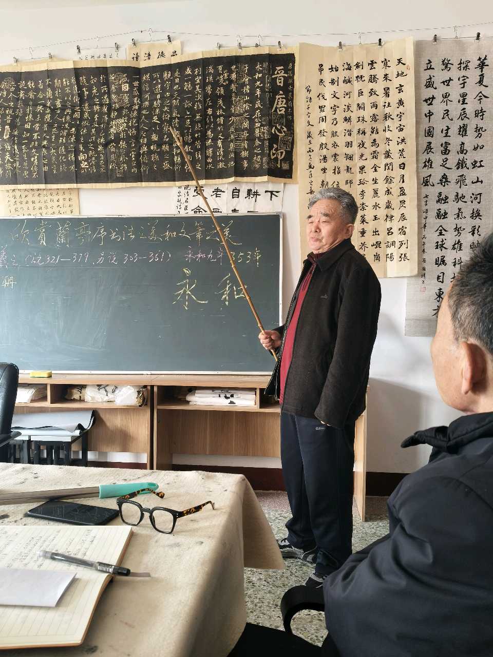 嘉祥吉祥文苑书法研究会举办书法讲座与作品点评活动（图6）