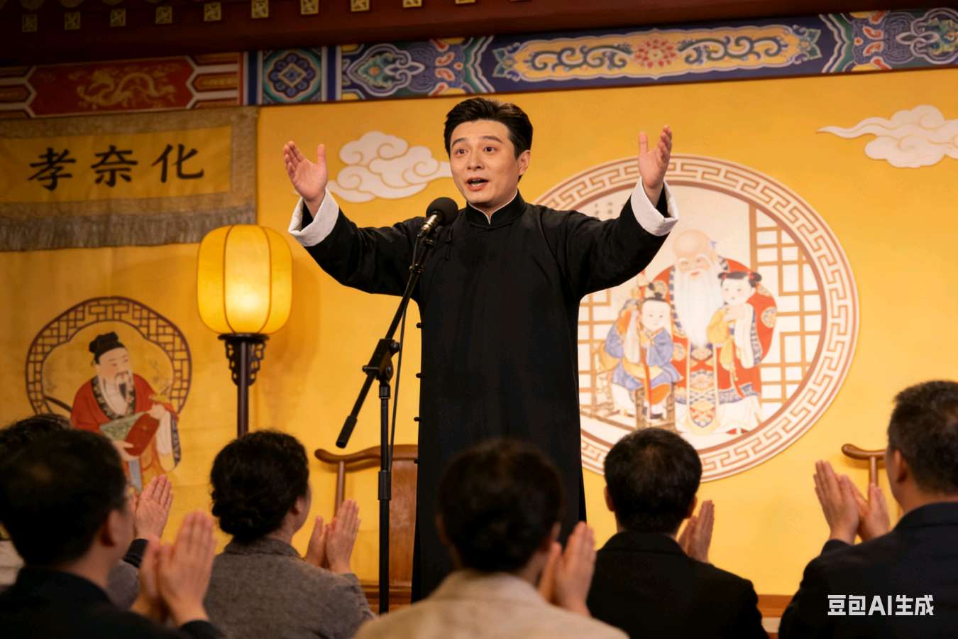 【茌山曲艺】山东平阴侯家赋‖赞明德孝文化传播中心（山东快书）（图2）