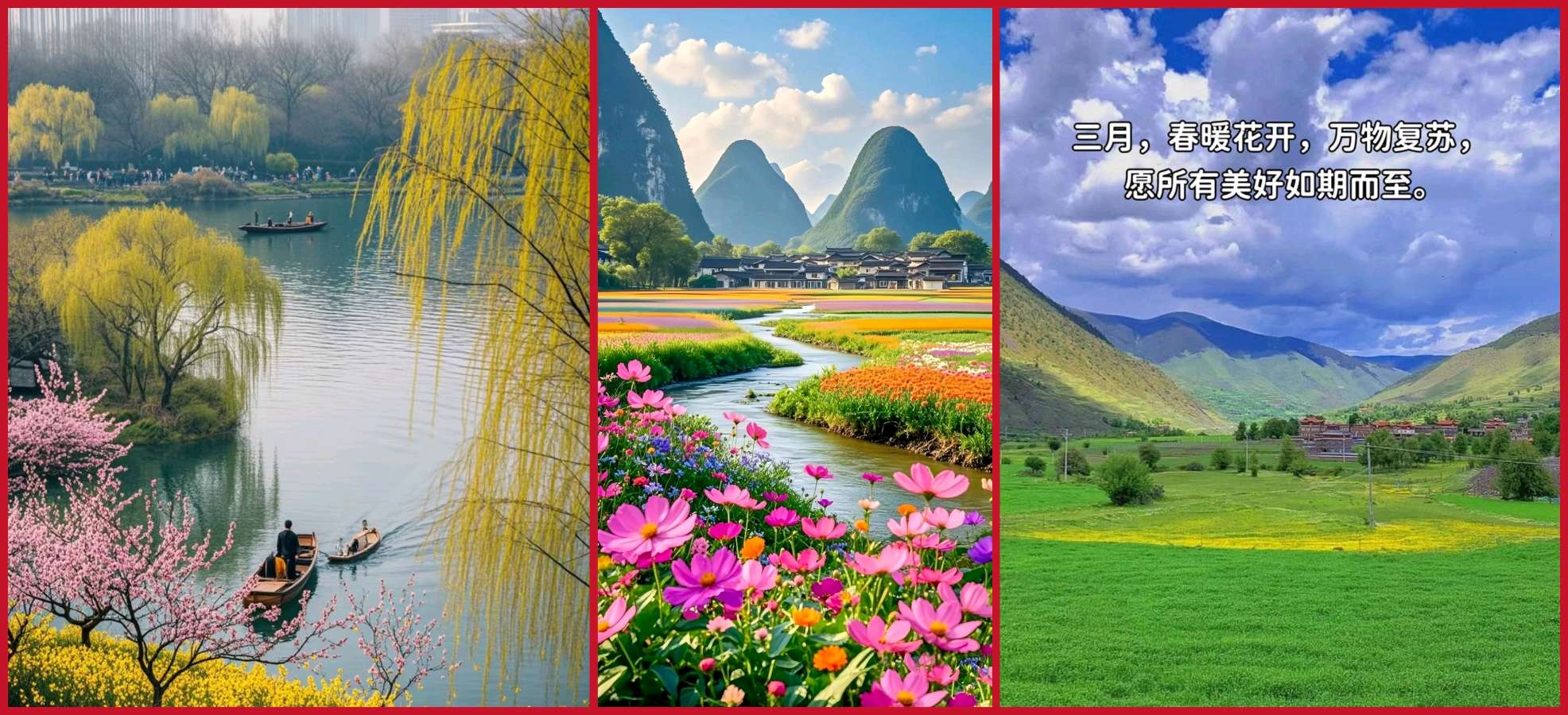 【经典推荐】昨夜天//人间三月天 青山处处多妩媚（图4）