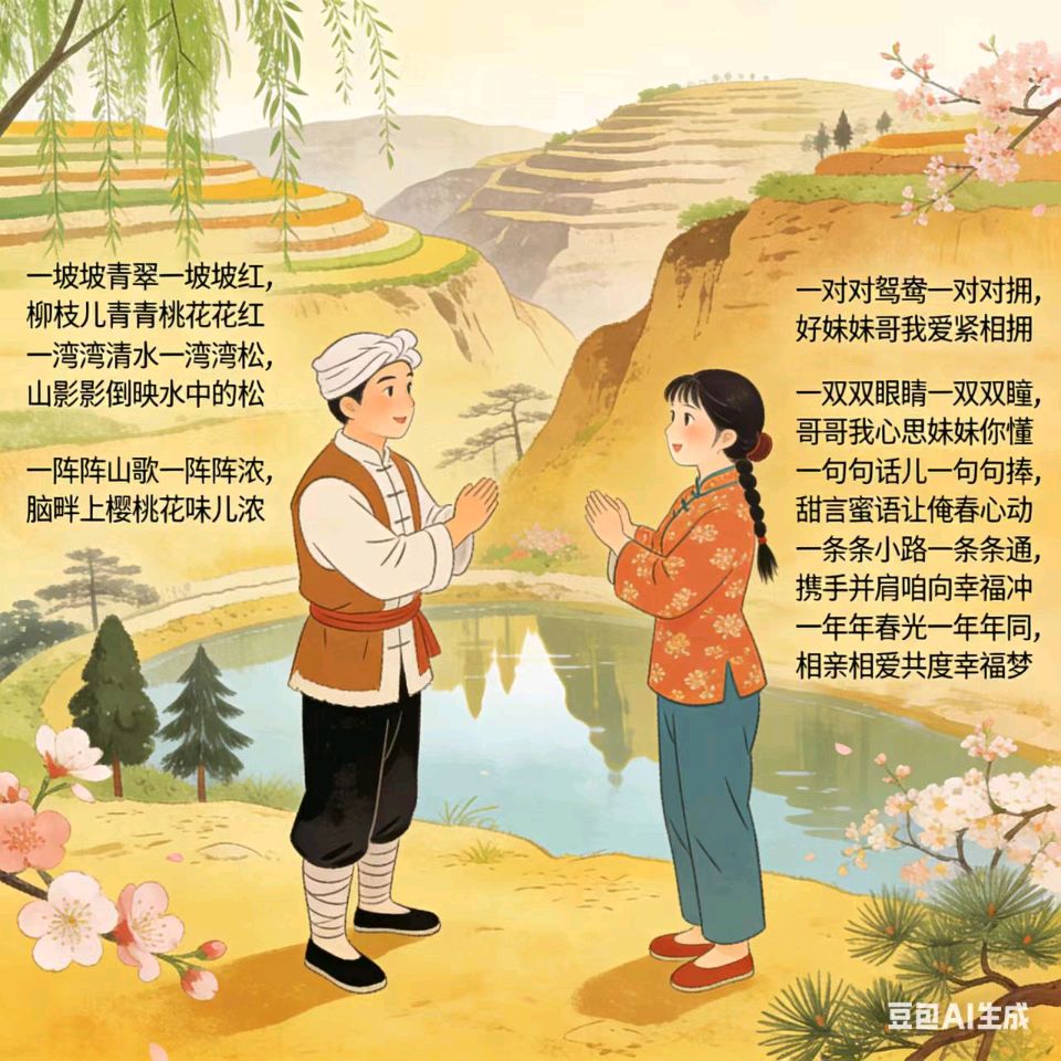 翠柳《读山西民间小曲偶得【春天里的情歌】》