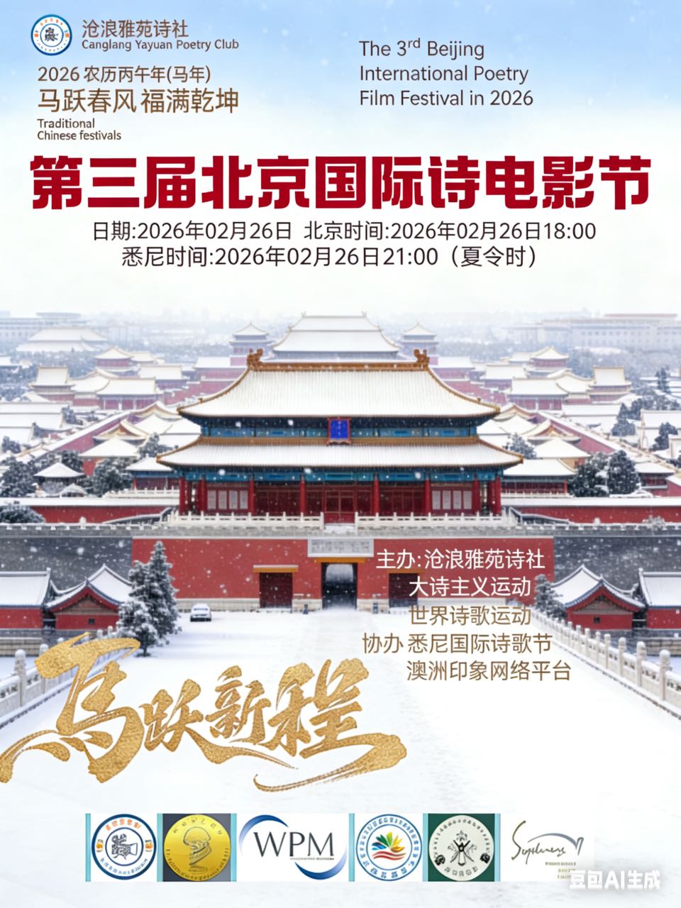 海外头条：第三届北京国际诗电影奖在世界诗歌日颁发28国诗人共绘诗歌影像融合新图景（图5）